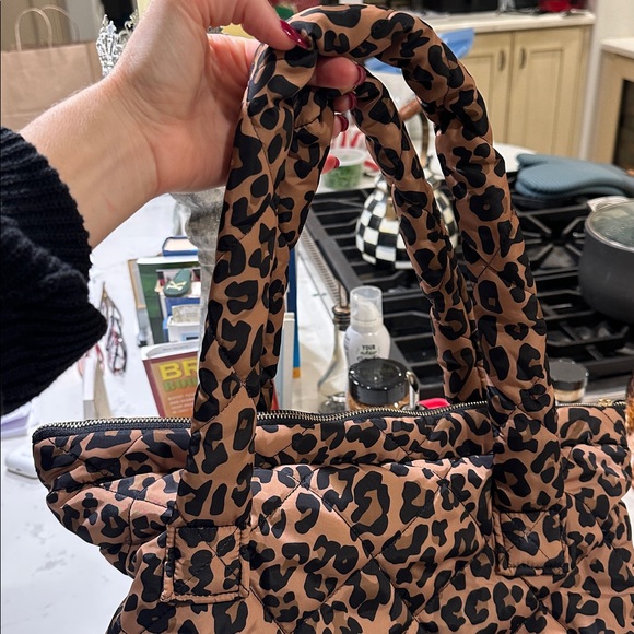 🐆Leopard Print Quilted Tote Bag - Picture 6 of 6